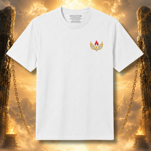 Prometheus Superior Quality Shirt mit Adler Motiv Weiß